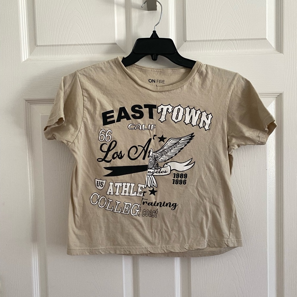 On Fire Girls Graphic Tee Shirt